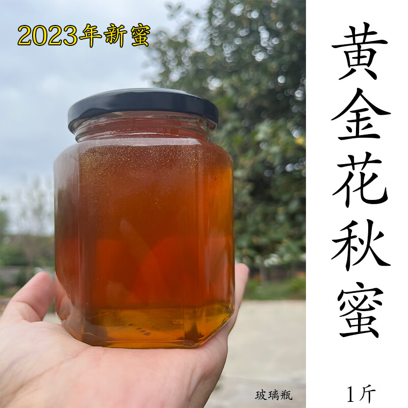 黃金花蜜欒樹(shù)洋槐椴樹(shù)蜜農(nóng)家自產(chǎn)純正天然無(wú)添加峰蜜結(jié)晶秋蜜 1斤 2024年新鮮秋蜜
