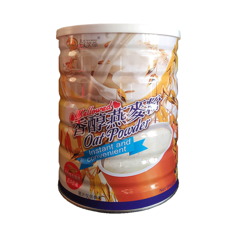 谷笑爷香醇燕麦粉进口植物奶即食冲泡营养健康早餐轻食代餐粉 香醇燕麦粉1罐850克1罐 罐装 x 850g