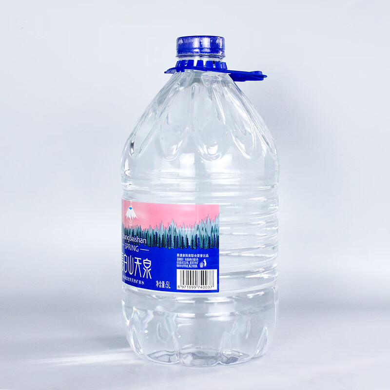 长白山天泉 偏硅酸型天然矿泉水 (泉阳泉生产) 天然弱碱性矿泉水 5L*4桶