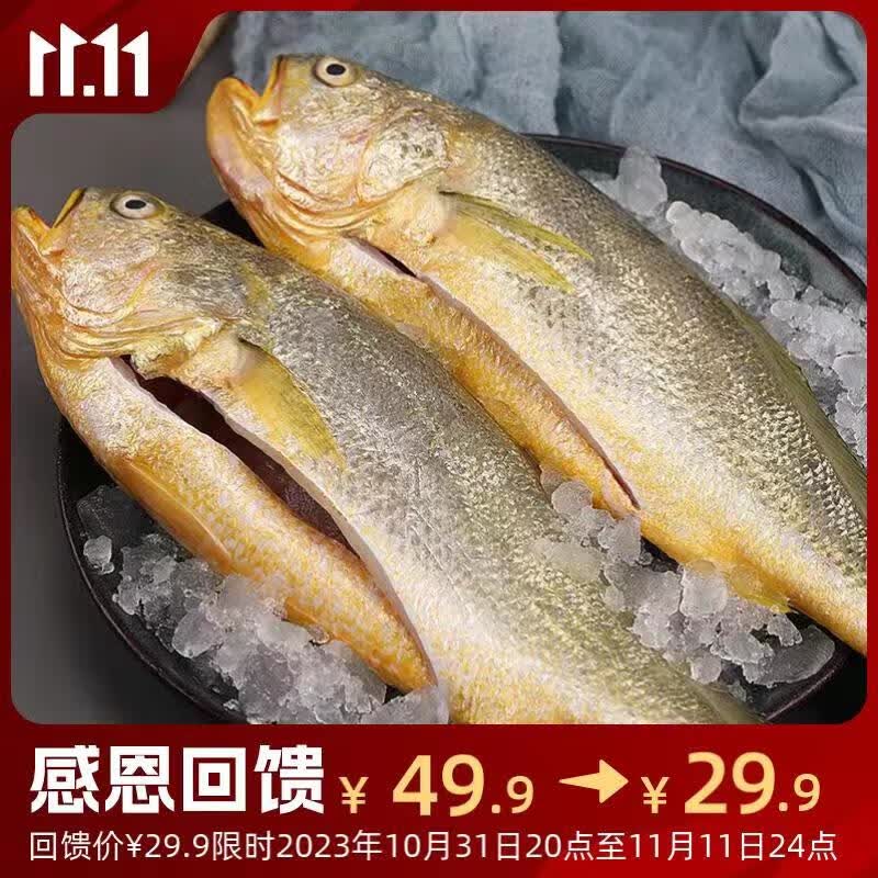 1号会员店冷冻宁德三去大黄鱼黄花鱼深海鱼海鲜水产700g/2条装高性价比高么？