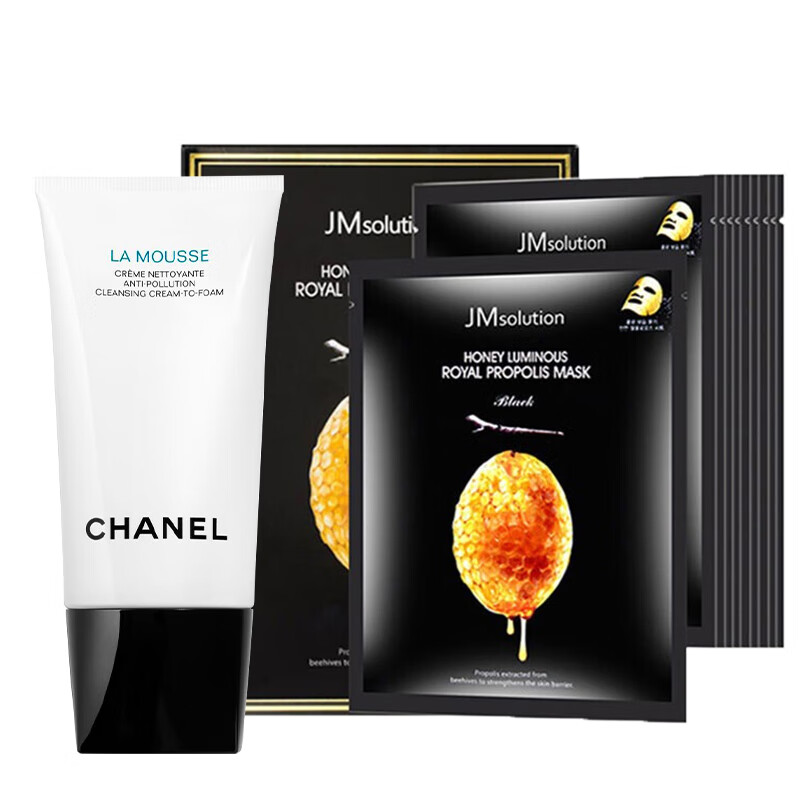 香奈儿(chanel)山茶花洗面奶150ml *jmsolution肌司研蜂蜜补水面膜10