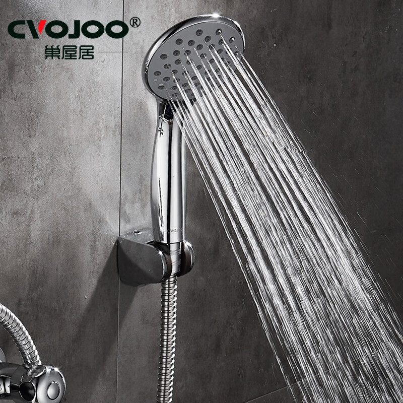 简洁耐摔型公寓宾馆宿舍手持莲蓬头淋浴花洒套装热水器洗澡喷头 t011