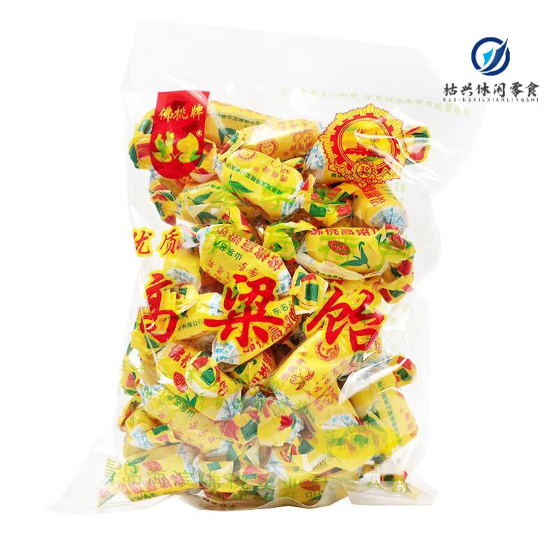 佛桃高粱饴拉丝软糖老牌高粱糖原味青岛特产老式传统糖果怀旧 200g*1