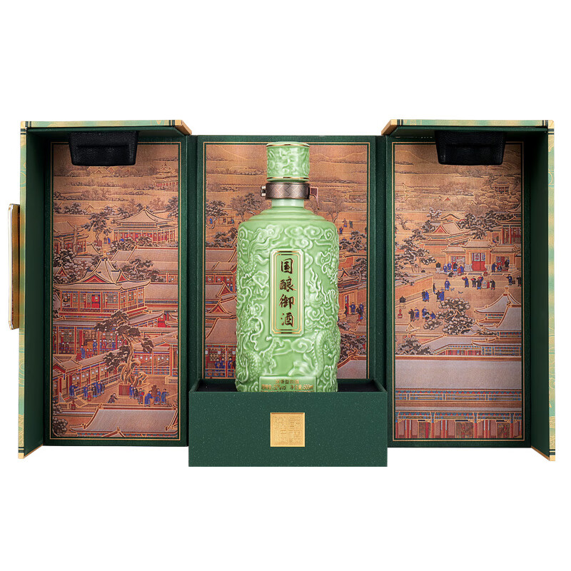 浓匠国酿御酒陈50酿浓香型52度500ml*2瓶礼盒装