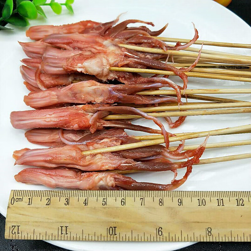 虎钢馋鸭舌串涮火锅烧烤食材串串香锅 油炸小吃冷冻半成 香鸭舌小串