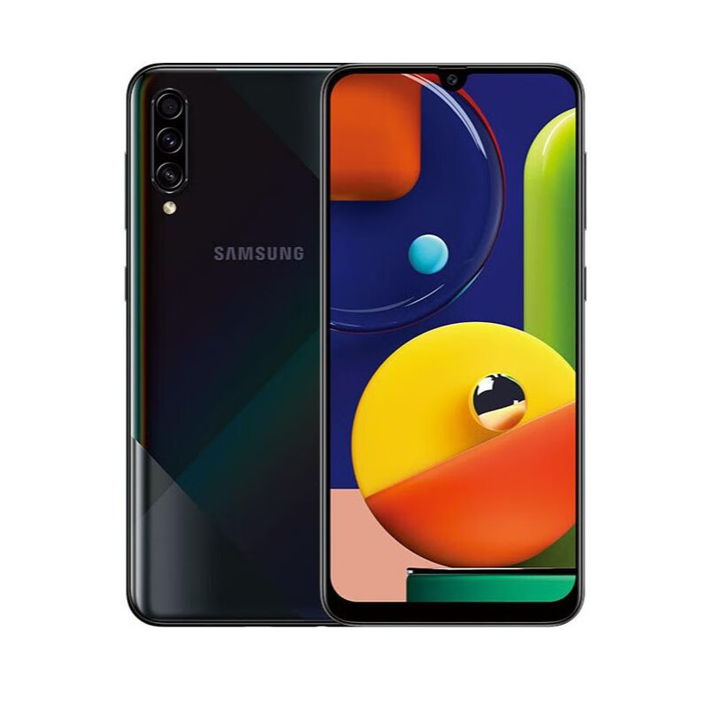 三星（SAMSUNG）Samsung/ Galaxy A50s SM-A5070 4G拍照手机 黑色通4G双卡 6G+128GB