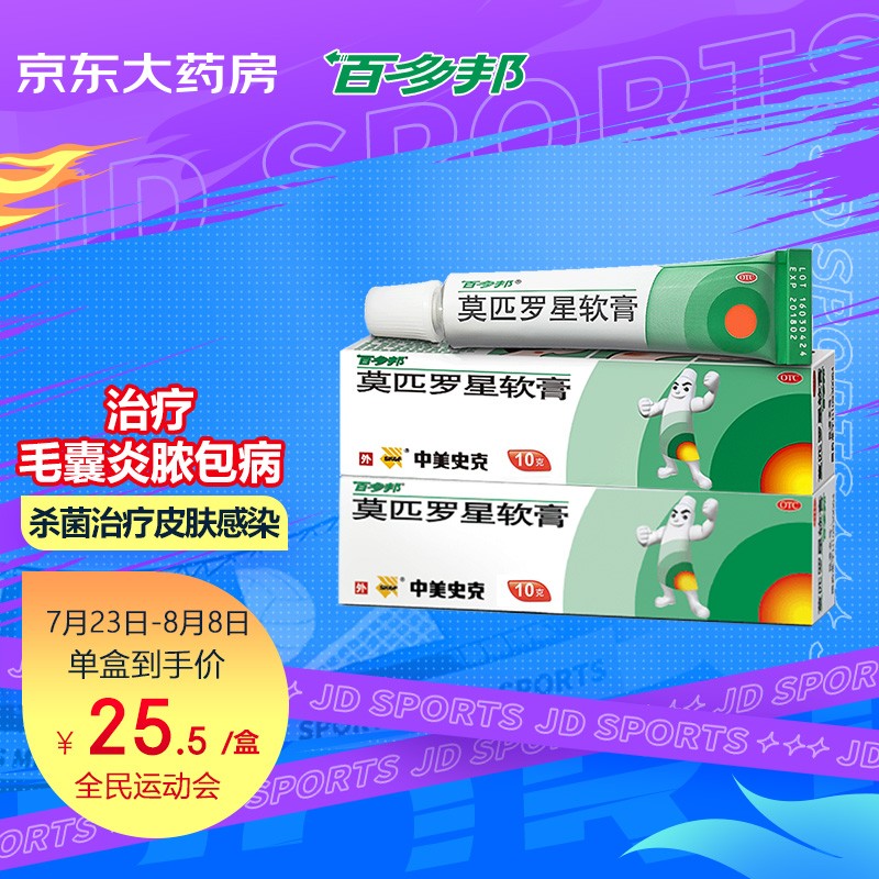 百多邦莫匹罗星软膏价格走势与用户评测