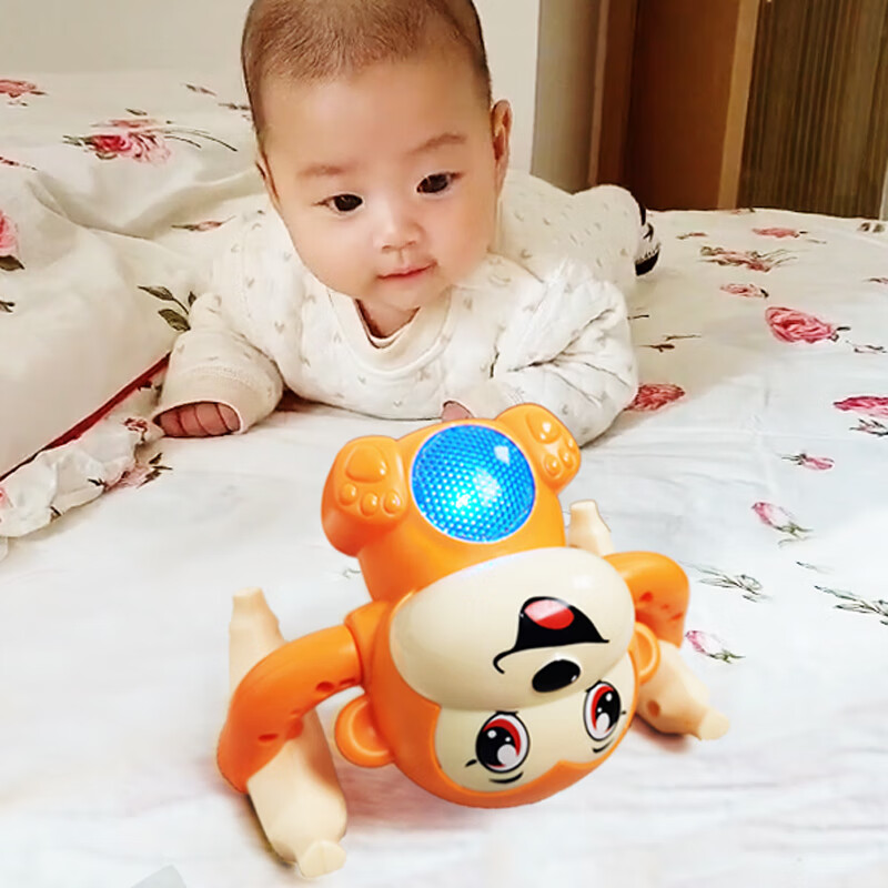 雷朗 儿童玩具声控翻滚小猴子电动早教男孩女孩宝宝爬行 生日礼物怎么看?