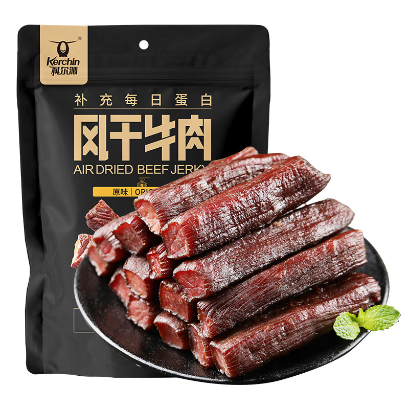 科尔沁手撕风干牛肉干原味400g内蒙古特产休闲零食肉干肉脯零食大礼包