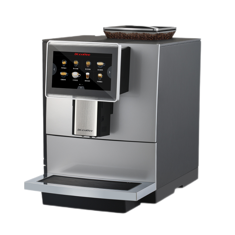 F10全自动意式咖啡机一键现磨办公商用咖啡机 黑色