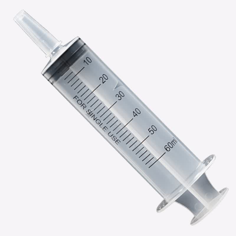大号大容量针筒式医用注射器家用灌肠胃管鼻饲管流食助推器60ml 60ml