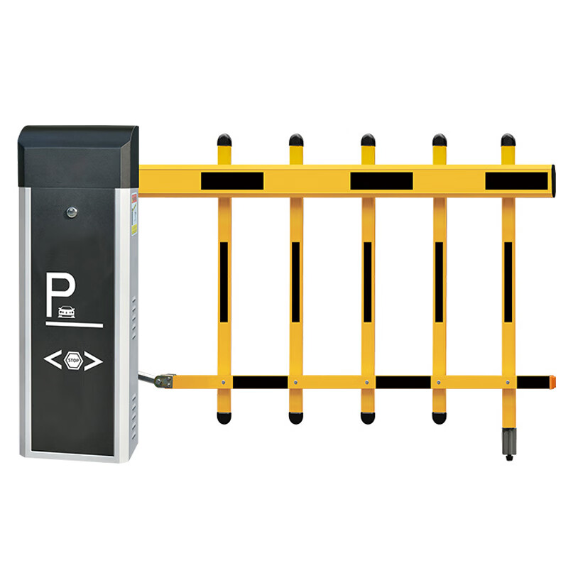 denilco停车场道闸栏杆 车辆道闸 广告道闸一体机自动车牌识别收费