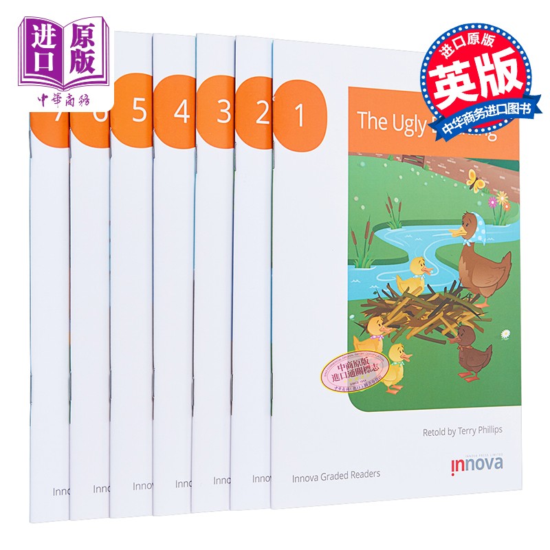 英国Innova Graded Readers 4 套装7册 经典民间故事分级阅读读物 幼儿小学英语启蒙学习课外教辅 4-12岁 配音频