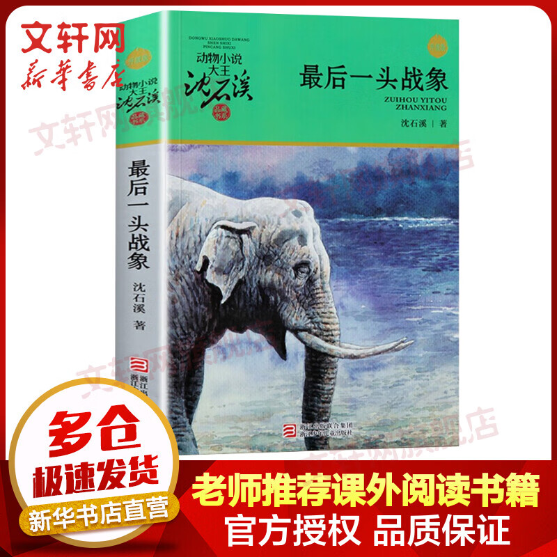 最后一头战象 升级版 动物小说大王沈石溪品藏书系 儿童读物