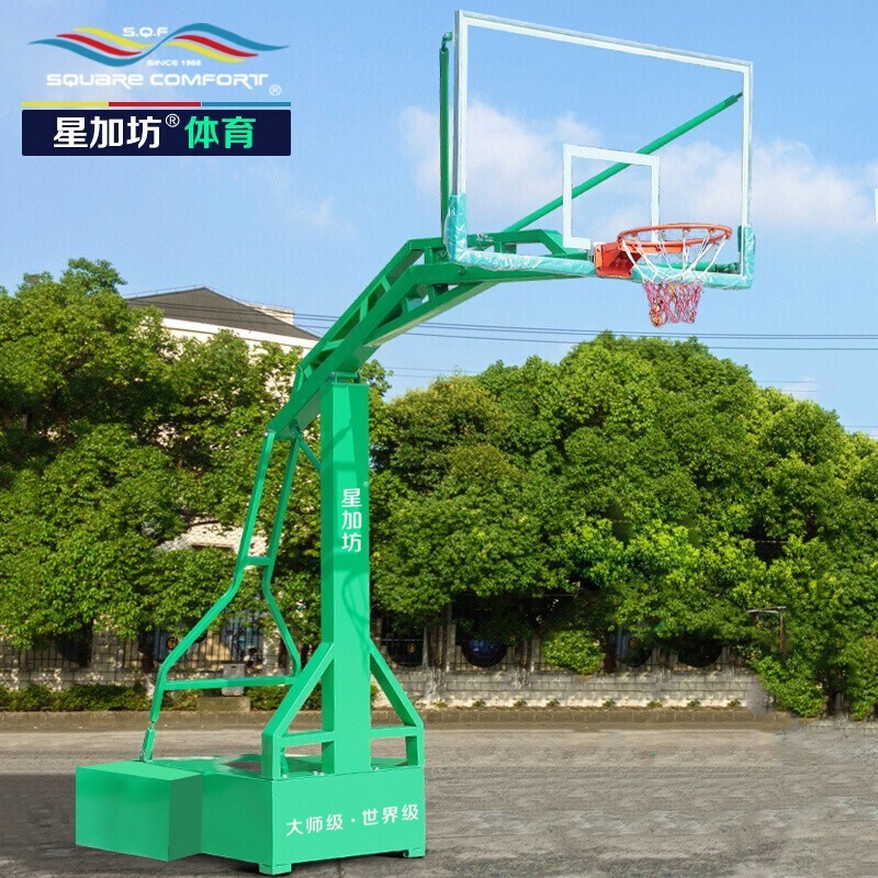 星加坊篮球架平箱箱体式 政企学校采购