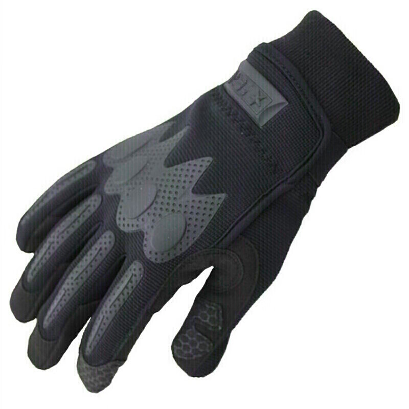 戌卫 全指战术手套户外男07a内手套秋冬季黑色加绒保暖骑行锻炼手套