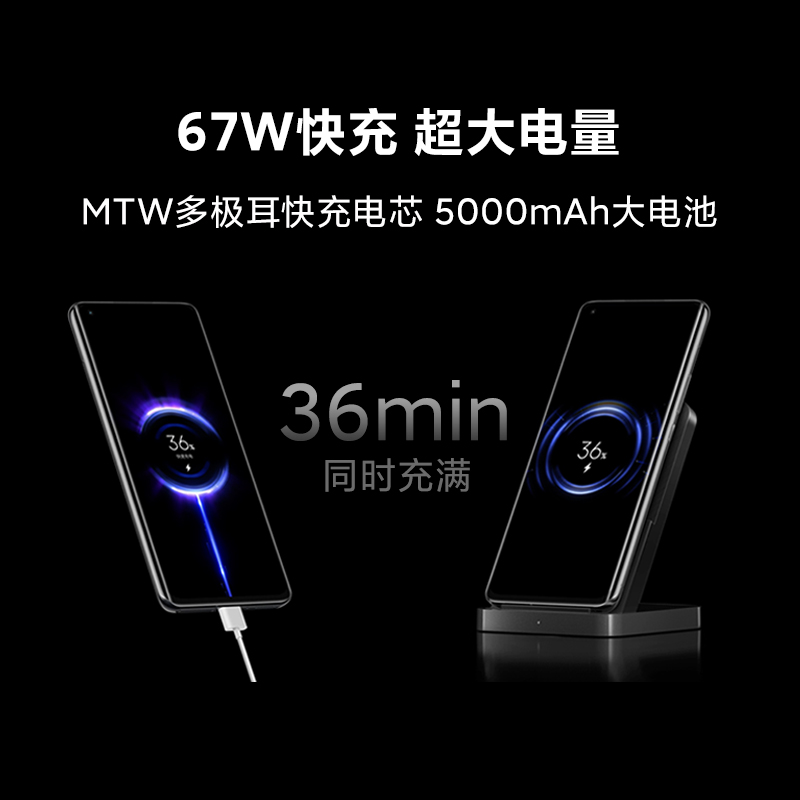 小米11 Pro 5G 骁龙888 2K AMOLED四曲面柔性屏 67W无线闪充 3D玻璃工艺 12GB+256GB 紫色 手机