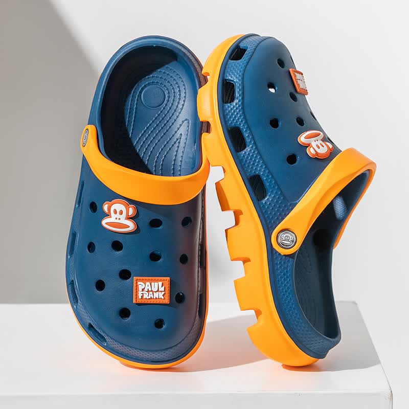 paul frank大嘴猴凉拖鞋居家透气洞洞鞋男女外穿沙滩浴室防滑情侣拖鞋