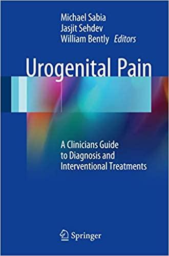 预订urogenital pain: a clinicians guide to diagnosis