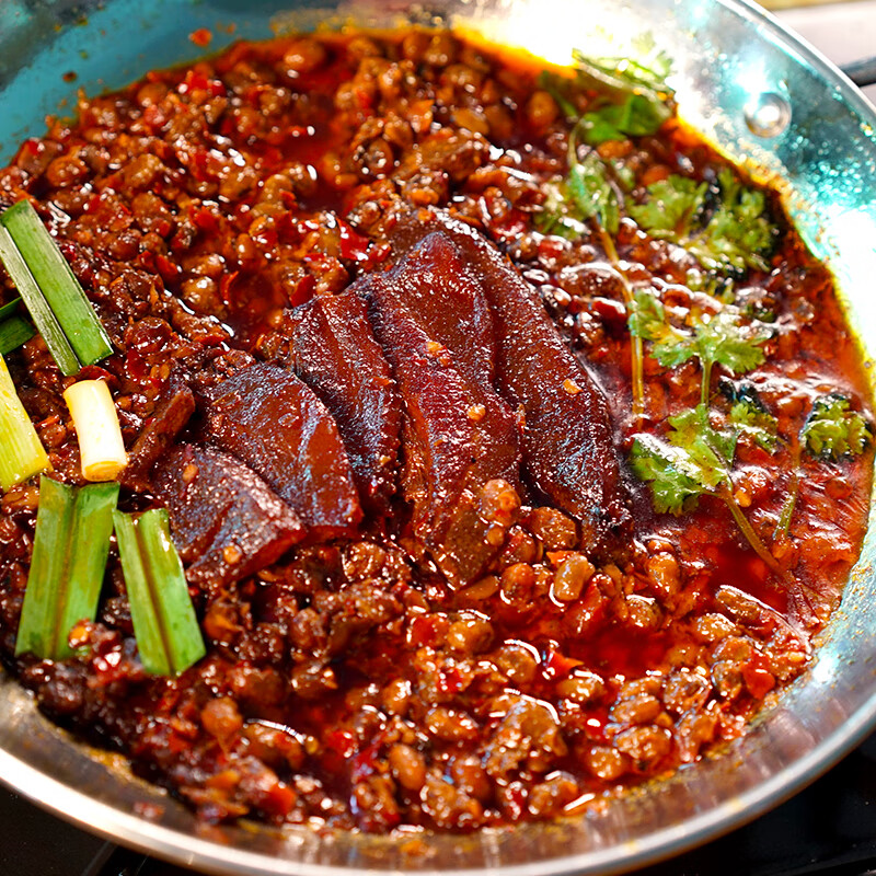 黔小二贵州特产酸菜豆米火锅底料套餐方便速食加热即食香辣家庭小火锅