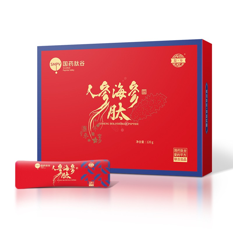 国药肽谷源参人参海参肽4gx30袋小分子肽
