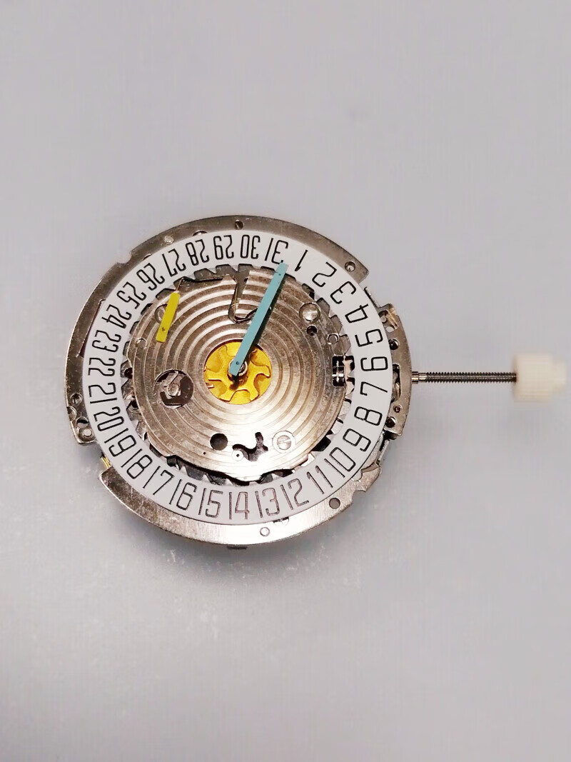 碧允手表机芯配件 isa 8171 石英机芯 四点日历 多功能石英机芯 白机