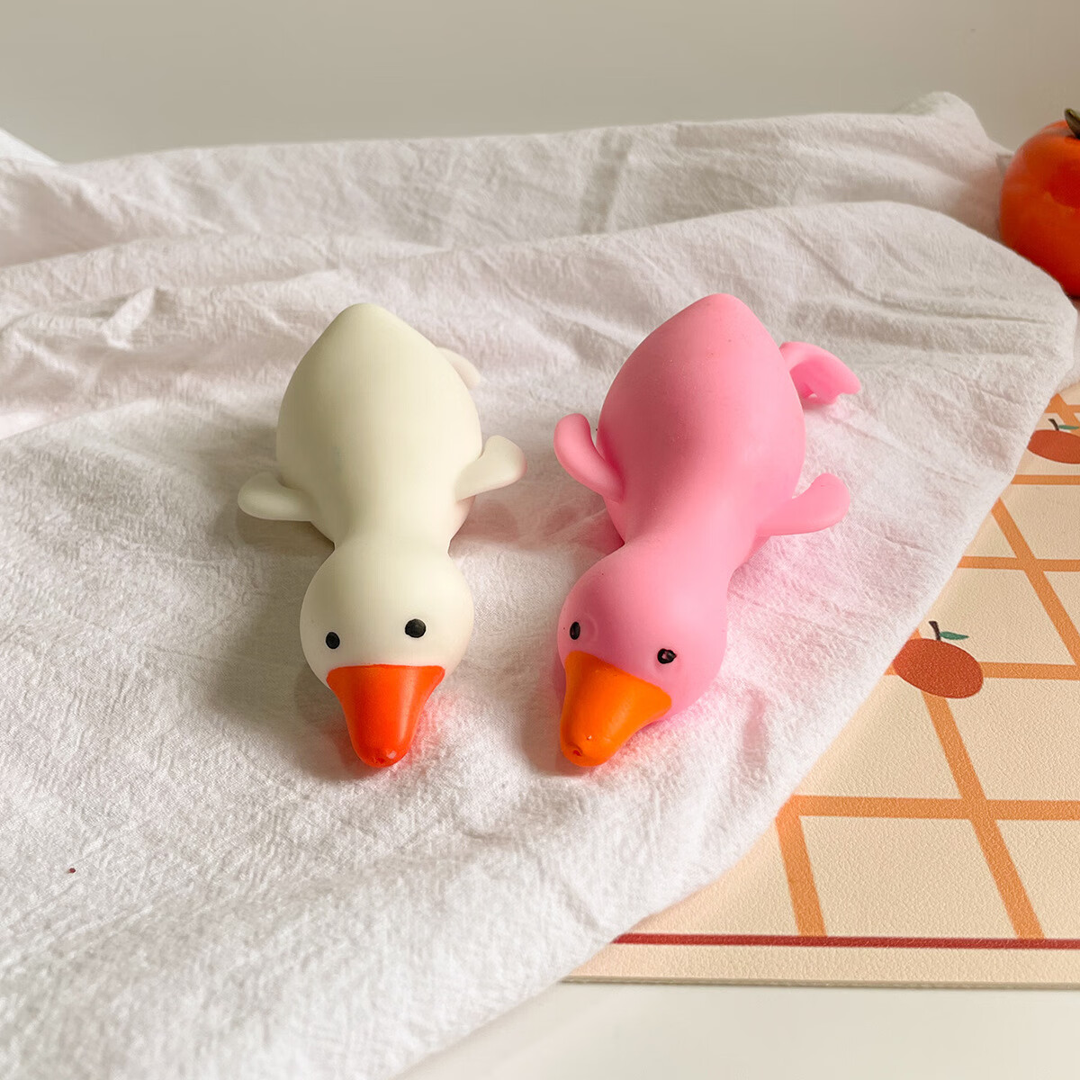 梦不落解压神器捏捏乐冲鸭呆萌小黄色鸭子软硅胶学生女儿童减压玩具