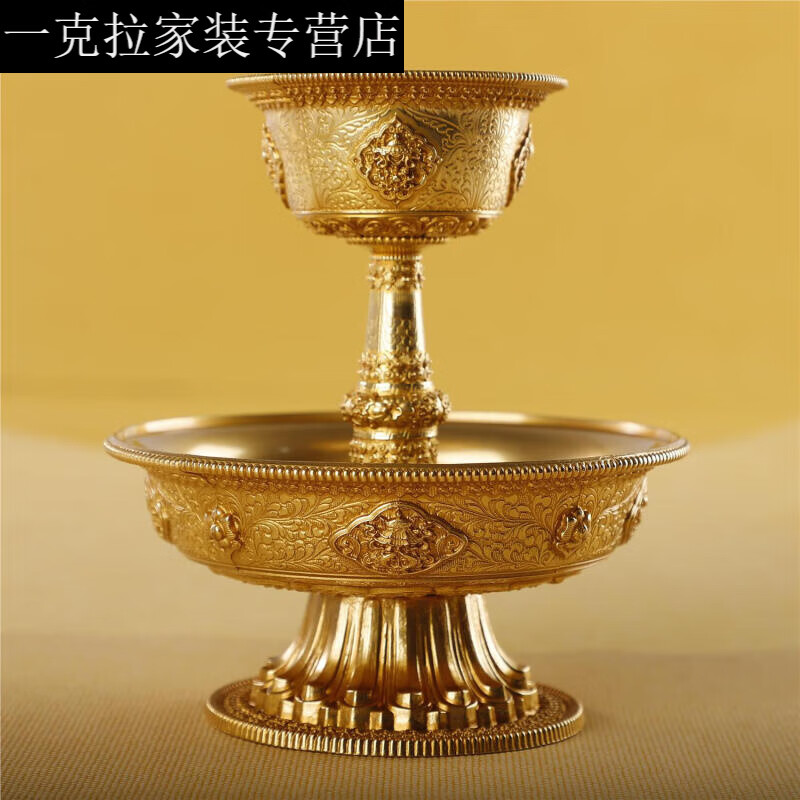 2024新款黃銅護(hù)法杯 金薩文化  k銅制 八吉祥護(hù)法杯  藏式黃銅護(hù) 銅護(hù) 金色 銅護(hù) 金色