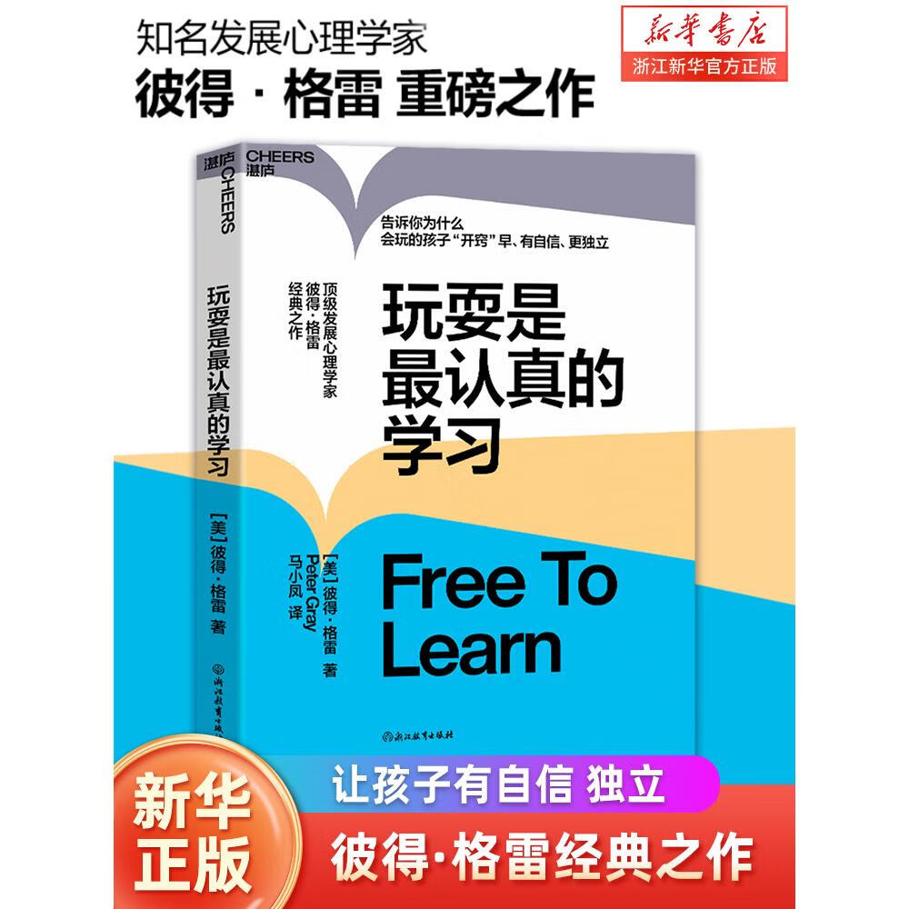 玩耍是认真的学习 彼得格雷 儿童教育 心理学 让孩子有自信 独立 思想