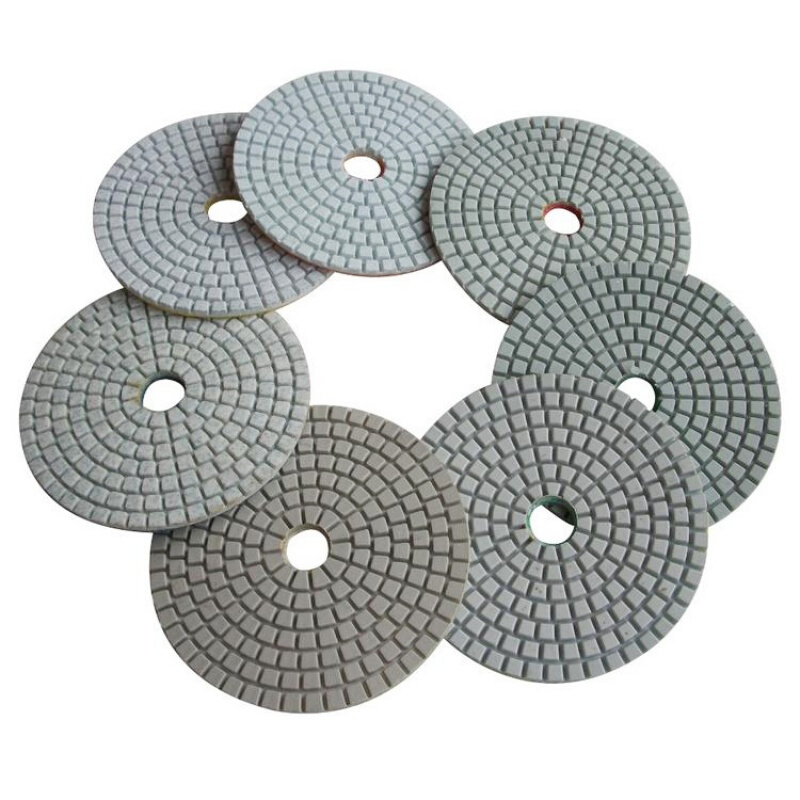 中赤150mm大理石水磨片石材翻新片水磨石打磨片水泥地抛光片软磨片 50