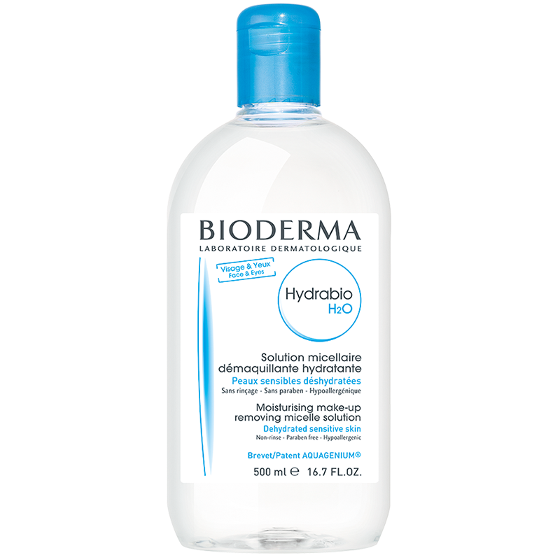 贝德玛（BIODERMA）蓝水500ml*2润妍保湿洁肤液卸妆水卸妆液防晒520情人节送女友礼物