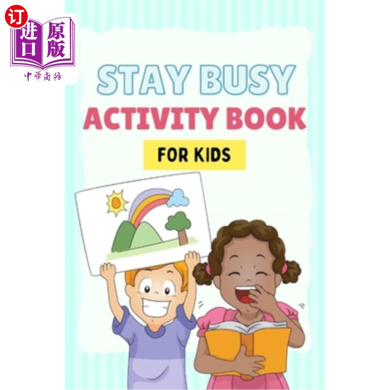 kids: fun activity books 4-10 years old: m 保持忙碌的孩子活动书