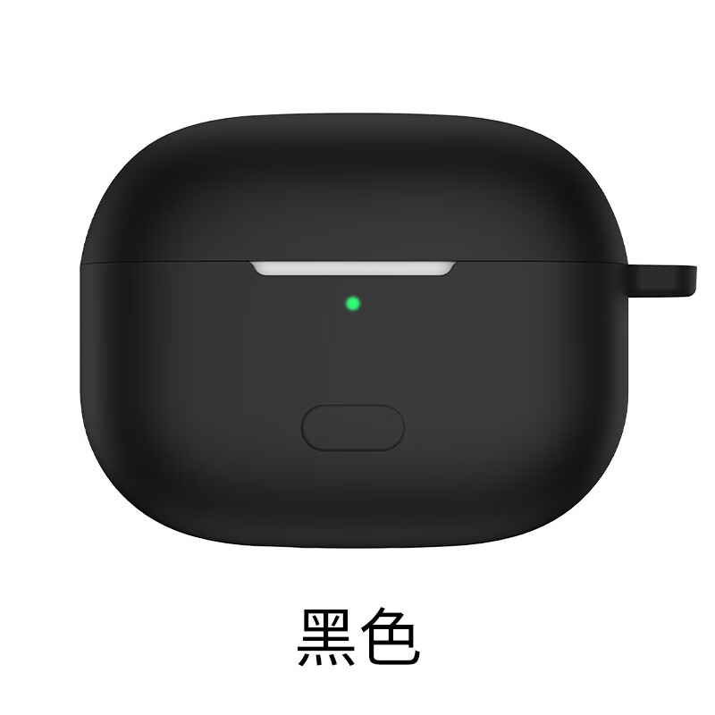范塔希 新款vivotws4保护套适用于vivo TWS 4无线蓝牙耳机壳硅胶卡通iqootws2保护套防摔 纯色黑色 vivoTWS4