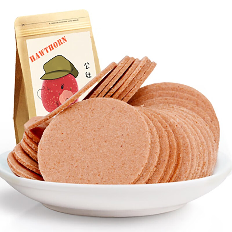 沂蒙公社0添加剂山楂片/条/球零食儿童零食蜜饯果干休闲 500g*1袋 山楂片