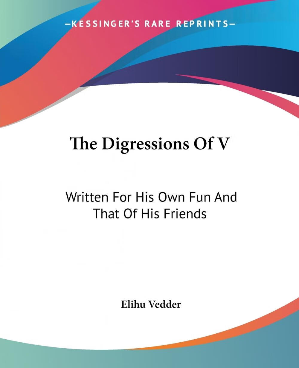 【预售 按需印刷】the digressions of v