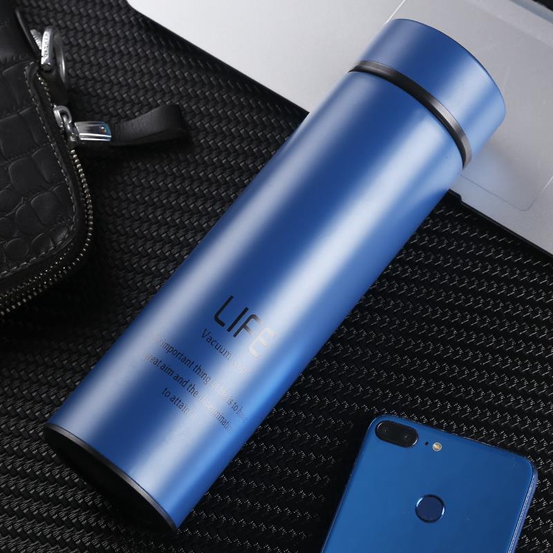 304不锈钢大容量保温杯男女韩版简约便携户外家用商务泡茶水杯子 标准