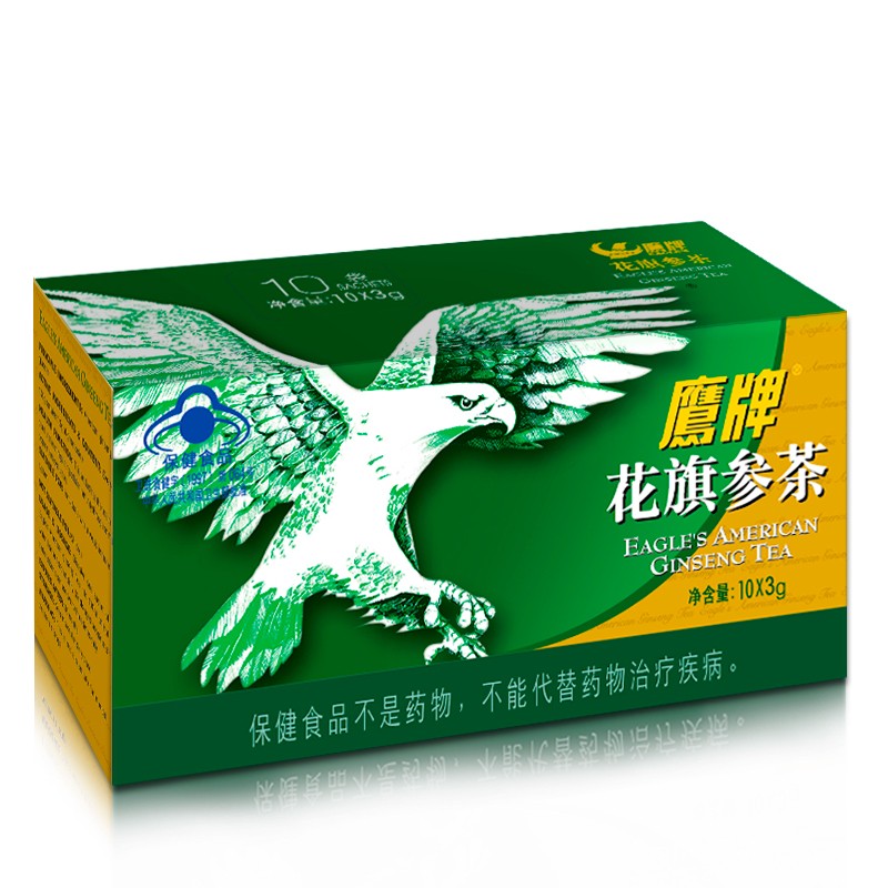 鹰牌花旗参茶颗粒 增强免疫力送礼佳品成人中老人保健营养品  西洋参