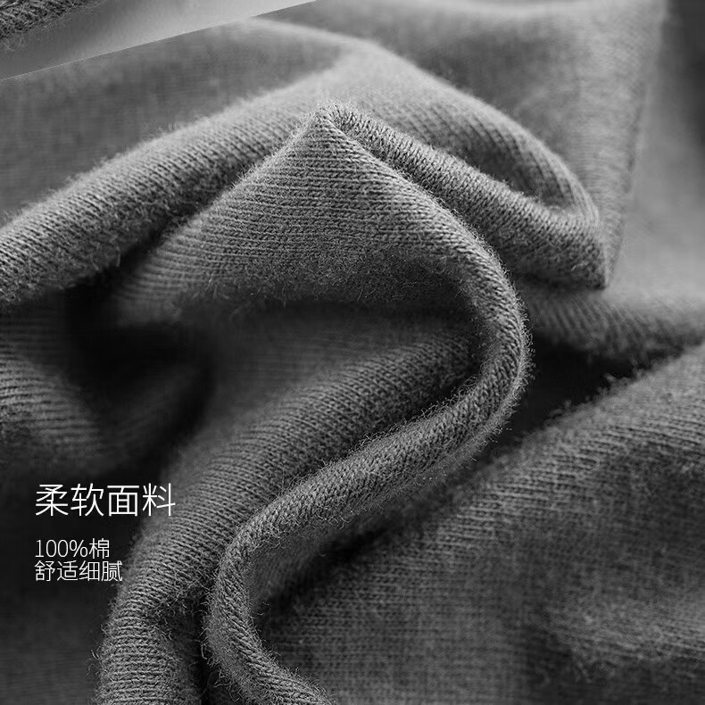 美宝健5/条装(100%纯棉)男士三角内裤中腰透气吸汗全棉青年青少年裤衩 5条三角(100%棉多色随机搭配 5条 3XL (体重130-150斤)