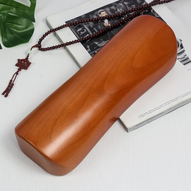 吉木木枕头木头木质颈椎枕实木硬枕头圆枕成人护颈枕头 榉木枕欧洲