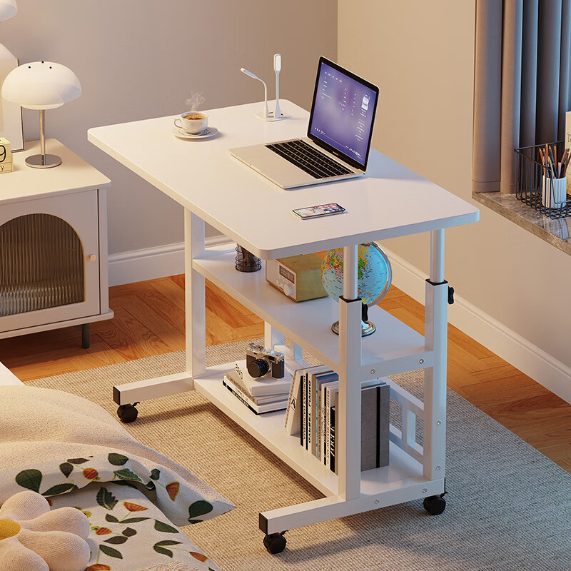俊达移动电脑桌可升降床边小桌子床上懒人桌台式家用卧室小型学习书桌