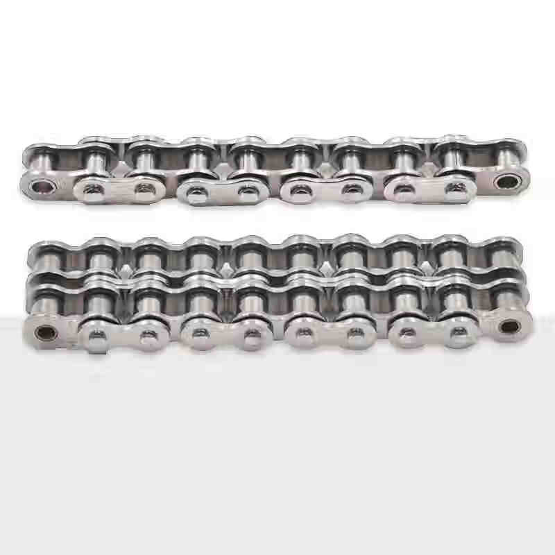 304不锈钢工业传动链条3分06b4分08b5分10a6分12a1寸16a04c05b08a 304