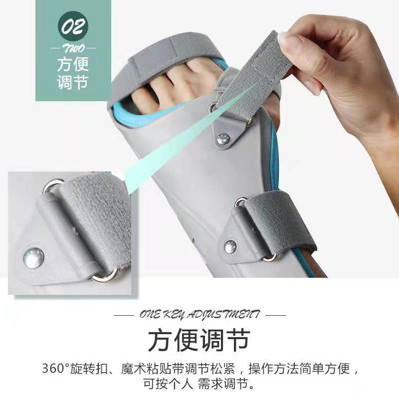 前臂手腕骨折夹板固定护具医用腕关节固定支具小臂手掌腕部尺骨桡骨骨折腕管综合征康复护腕男女士固定器支架 前臂支具腕关节手腕骨折护腕固定护具 左手左臂加长款