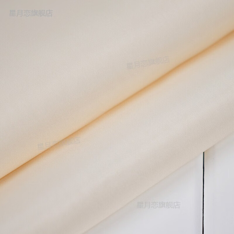純色里子布內(nèi)襯布料 手工DIY西裝毛呢子羊絨大衣風(fēng)衣內(nèi)襯里布面料 米白色 （1米價）