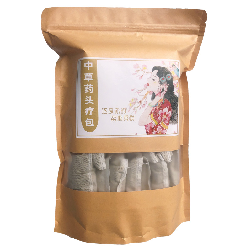同仁堂中草药头疗药包洗头包养发护发中药头部熏蒸包洗发养生馆专