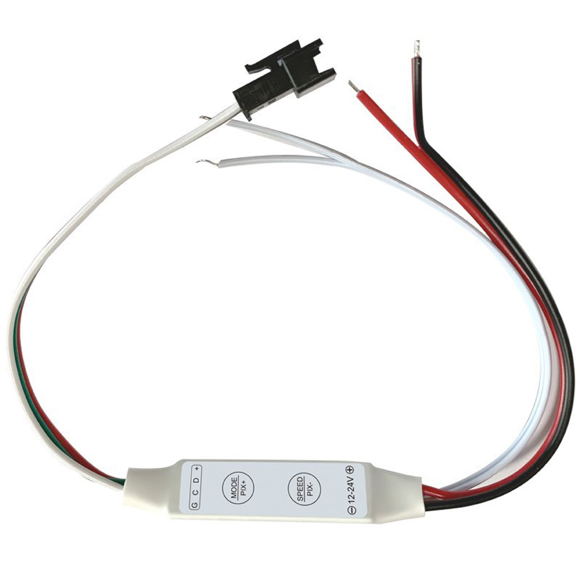 婕满果单色流水灯婚庆流星雨控制器无线免布线控制器款面板触摸追光