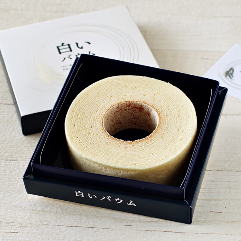 北海道日本北海道白色恋人 浓郁年轮蛋糕 糕点白色恋人年轮盒装