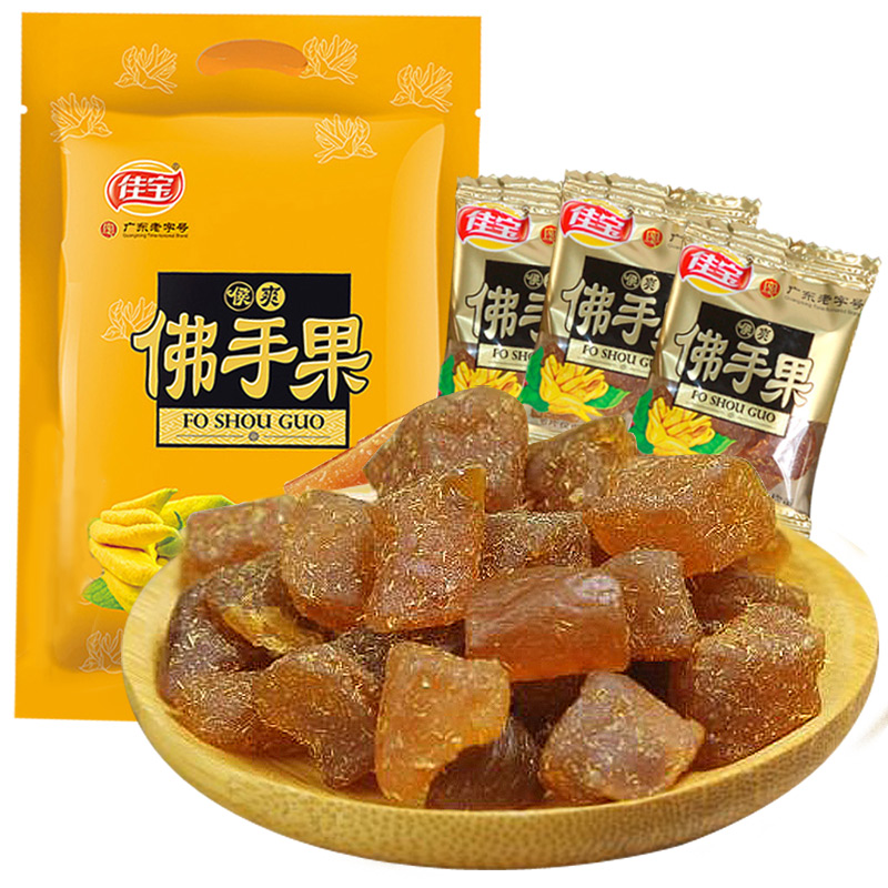 佳宝佛手果干500g新鲜老香黄香橼金佛手瓜柑潮汕潮州特产休闲零食 500