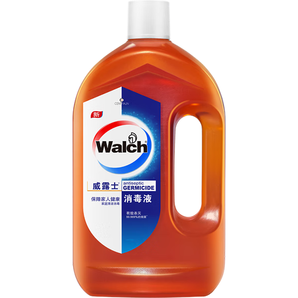 威露士（Walch）消毒液2L衣物除菌液滅活流感病毒消毒水家居衛生寵物殺菌非84酒精