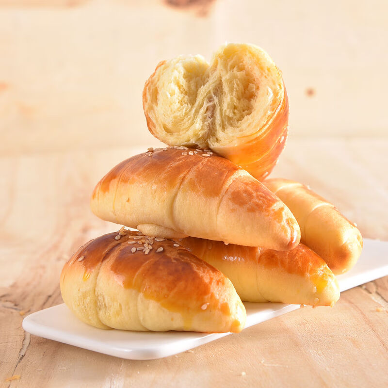 詹记宫廷桃酥王传统手工金牛角包糕点零食面包糕点心合肥特产 牛角包
