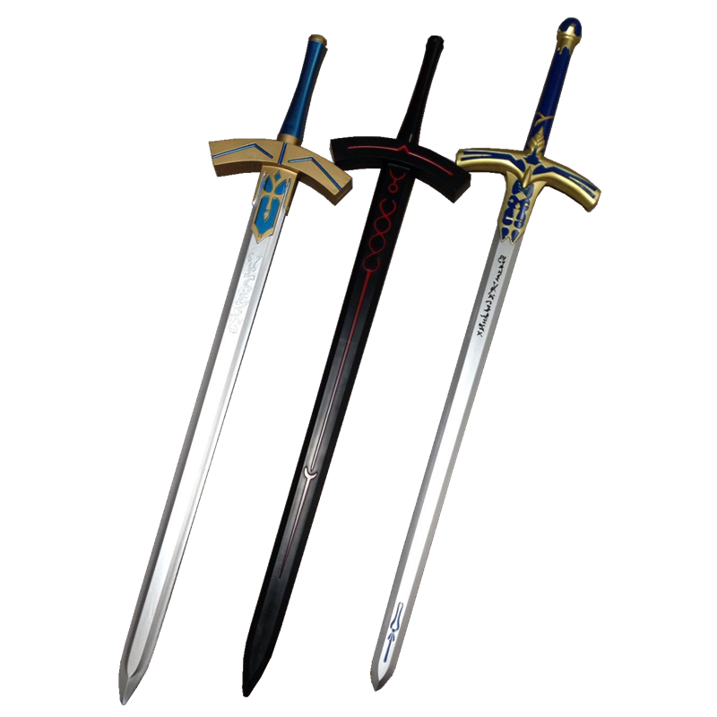 咖喱棒 fate saber excalibur 誓约胜利之剑黑化圣剑石中剑咖喱棒cos
